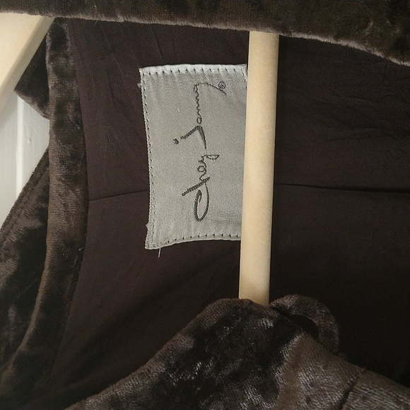 Crushed velvet coat - Picture 2 of 4